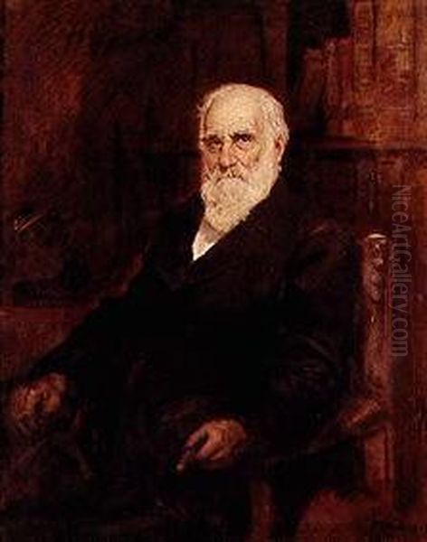 Max von Pettenkofer Oil Painting by Friedrich August von Kaulbach