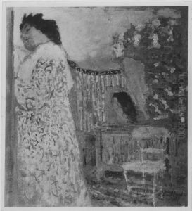 Interieur mit Frau