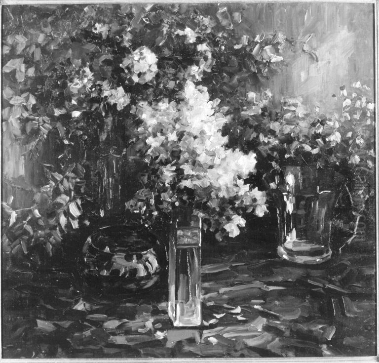 Rittersporn Oil Painting by Alexander Koester