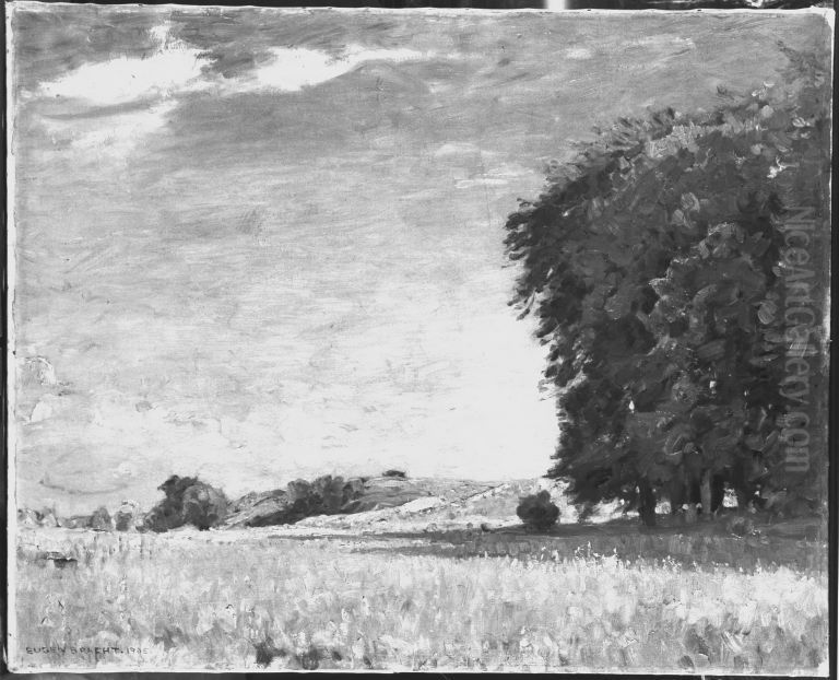 Die Wiese Oil Painting by Eugen Bracht