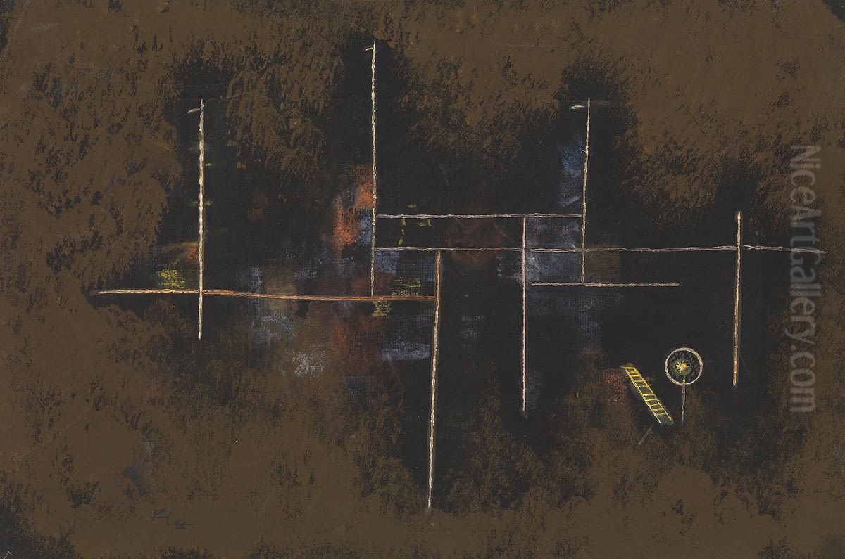 Gerust eines Neubaues Oil Painting by Paul Klee