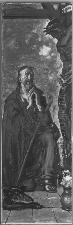 Hirte Oil Painting by Walter Ditz