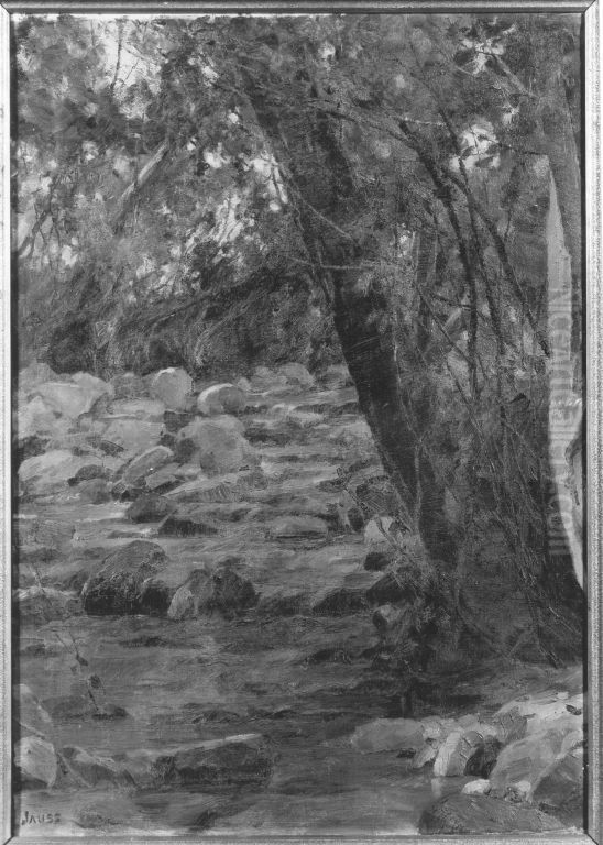 Im Wald Oil Painting by Georg Jauss