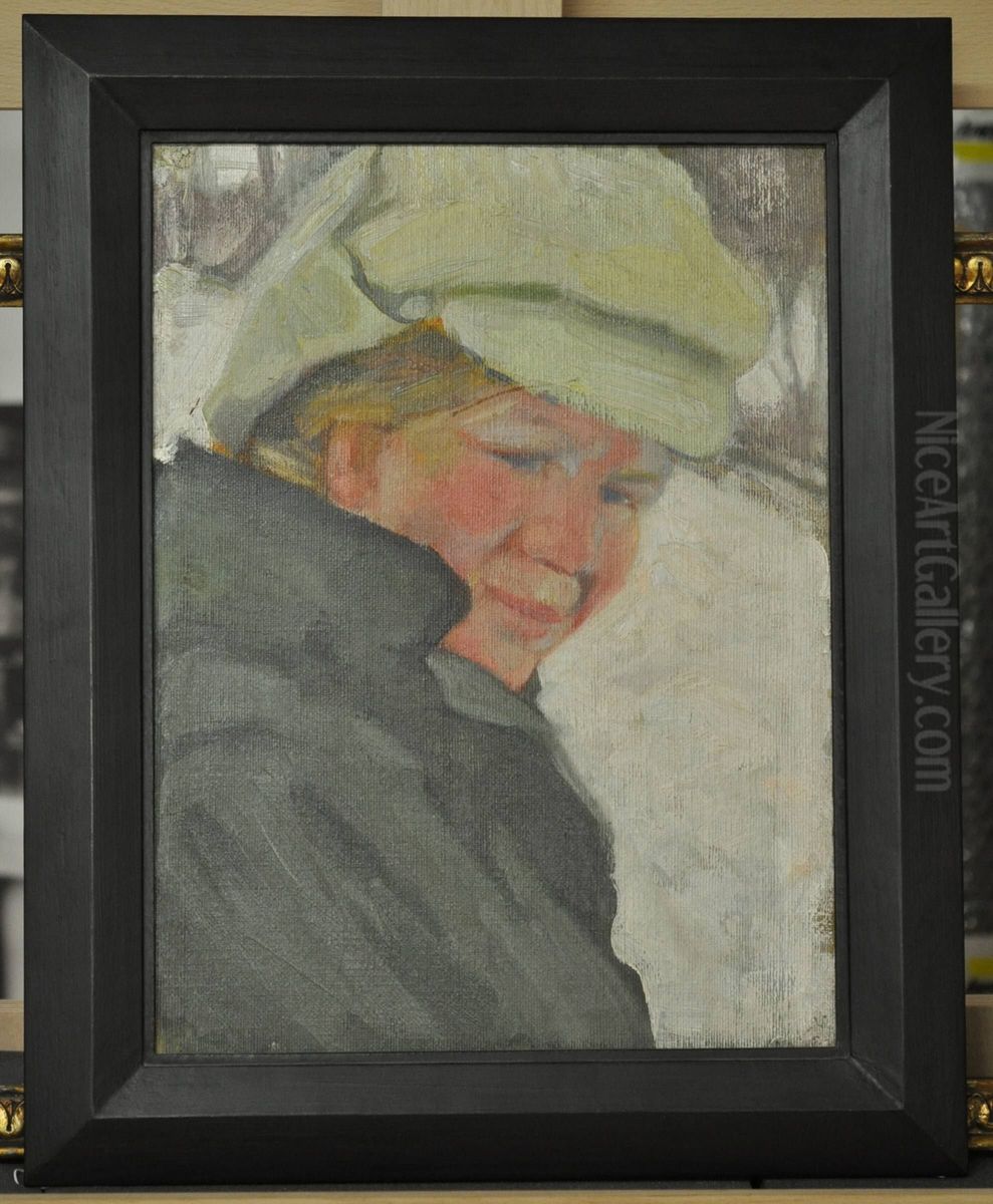 Bildnis Maria Frank Oil Painting by Franz Marc