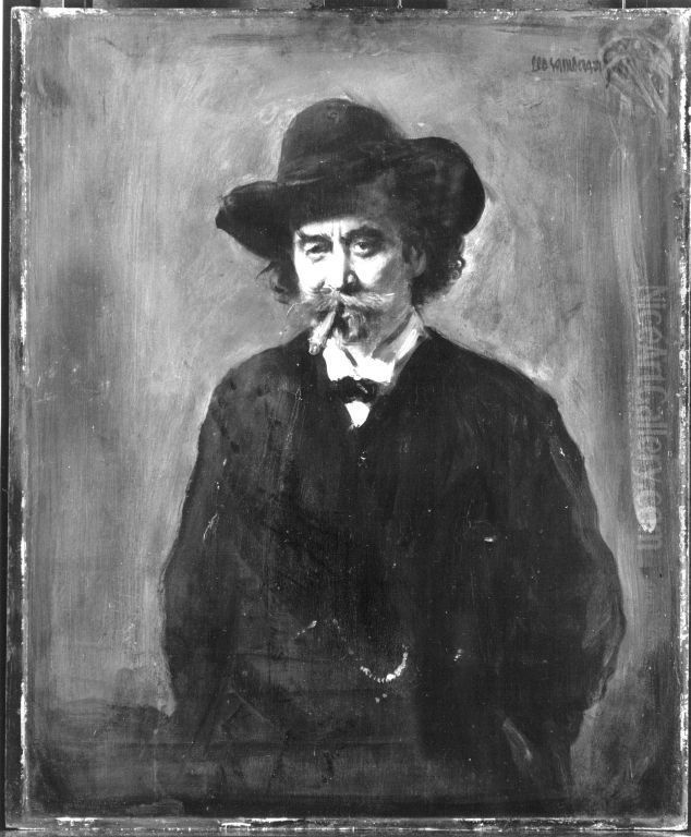 Joseph Schulein Oil Painting by Leo Samberger