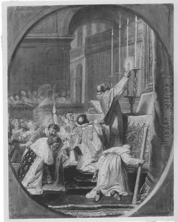Ludwig IX. der Heilige Oil Painting by Eustache Le Sueur