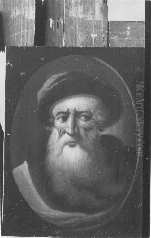 Studienkopf Oil Painting by Johann Andreas Herrlein