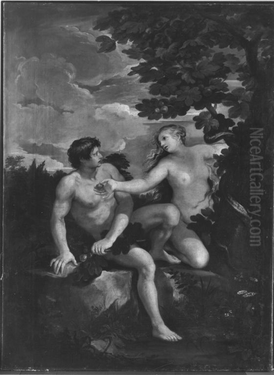 Sundenfall Oil Painting by Pietro da Cortona