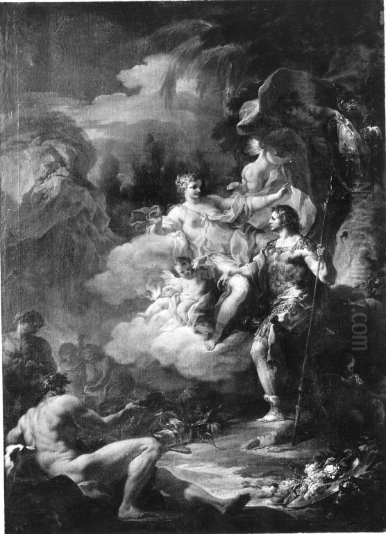 Venus und Aeneas Oil Painting by Corrado Giaquinto