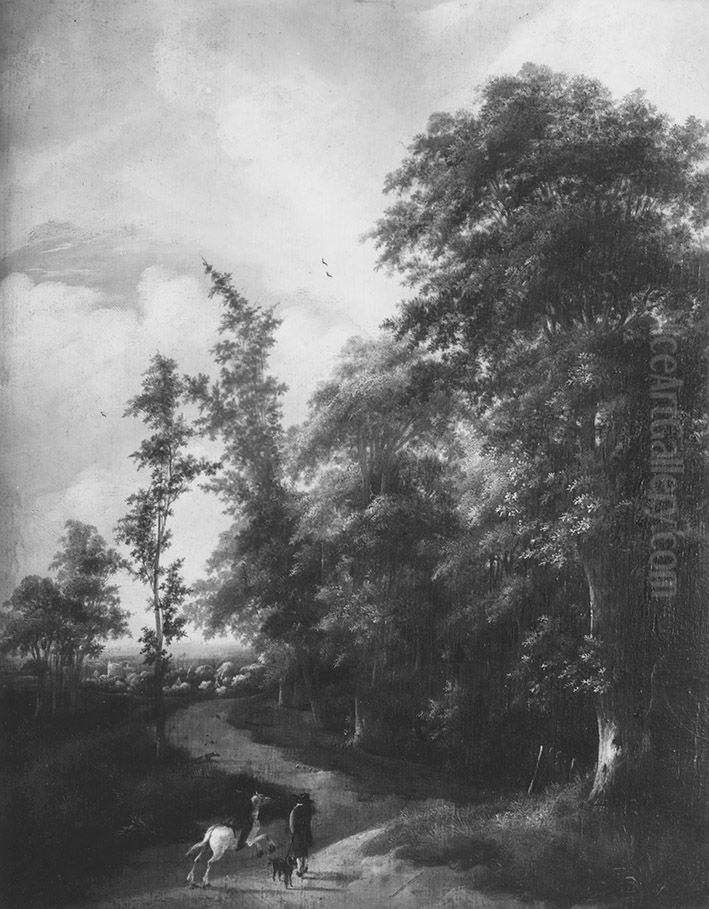 Waldweg Oil Painting by Jan Vermeer van Haarlem