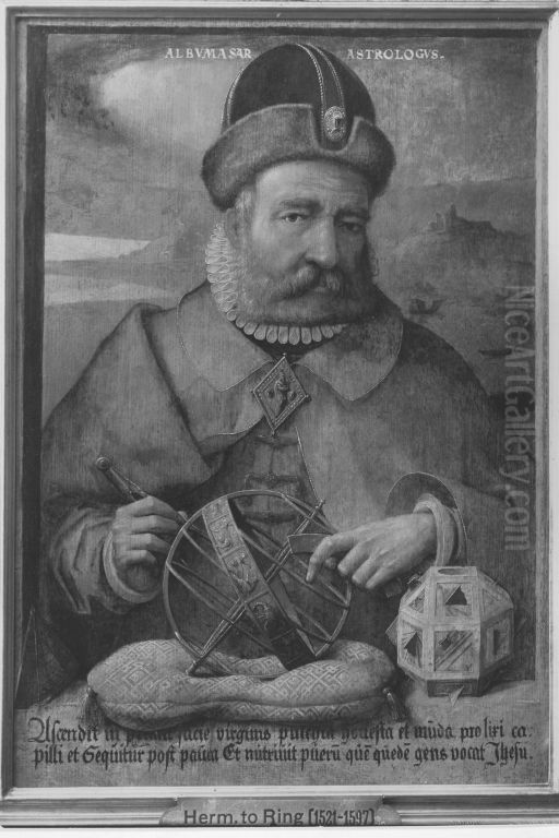 Albumasar Oil Painting by Hermann Tom Ring