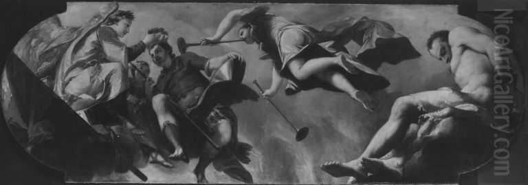 Allegorie auf den Kriegsruhm Oil Painting by Antonio Bellucci