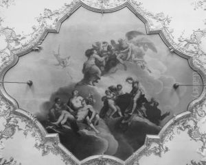 Allegorie des Herrscherlebens (Deckenbild)