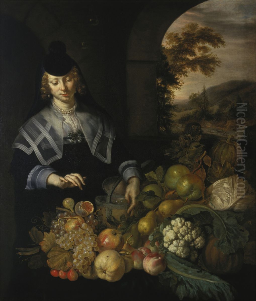 Aus der Serie der Monatsbilder: September Oil Painting by Joachim von, I Sandrart