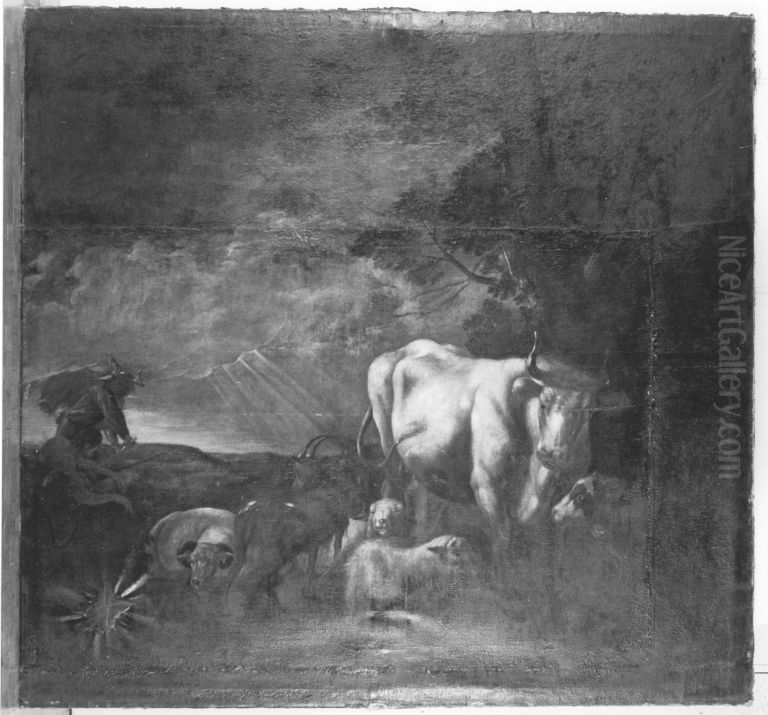 Befreiung der Io Oil Painting by Philipp Peter Roos