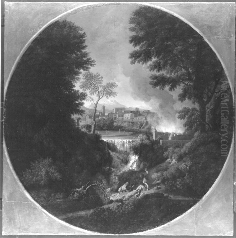 Bergige Landschaft Oil Painting by Gaspard Dughet