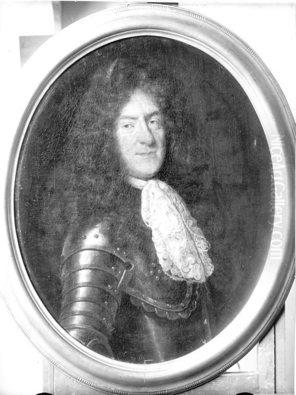 Bildnis von Pfalzgraf Christian II. von Birkenfeld-Bischweiler-Rappoltstein (1637-1717) Oil Painting by Theodor Roos