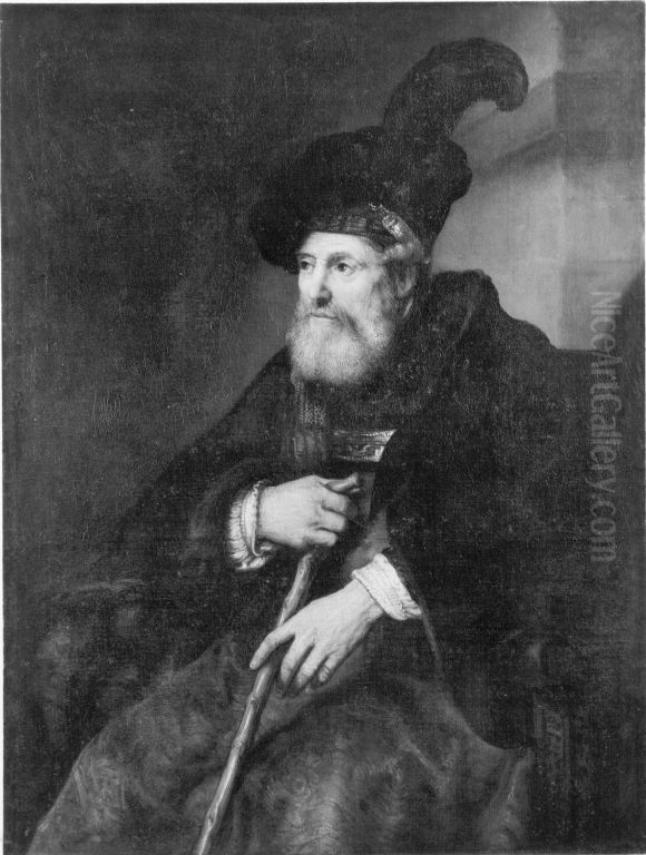 Ein alter Mann Oil Painting by Rembrandt