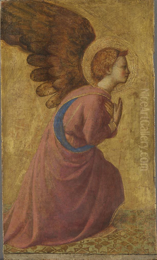 Engel der Verkundigung Oil Painting by Fra Angelico