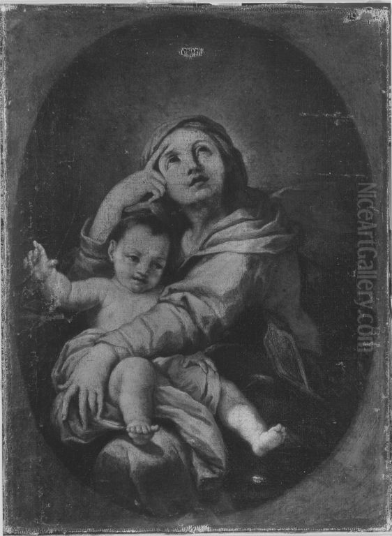 Maria mit Kind Oil Painting by Giovanni Battista Tiepolo
