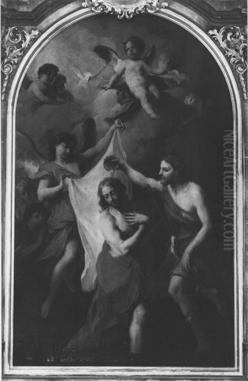 Taufe Christi Oil Painting by Jacopo Amigoni