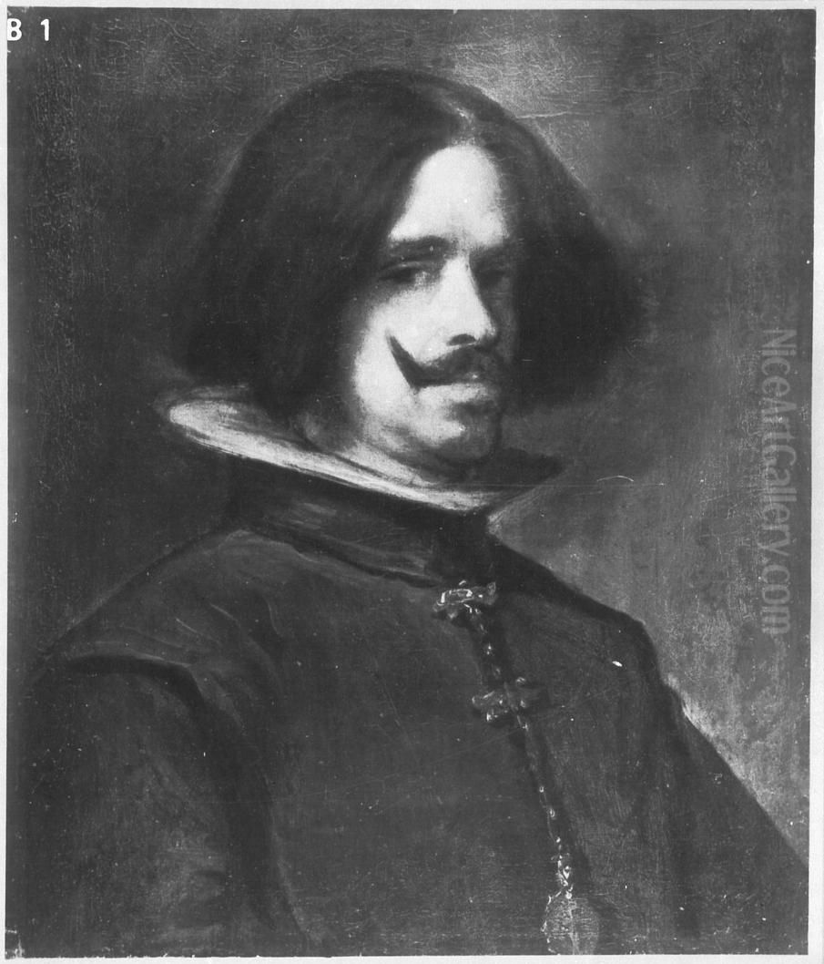 Bildnis des Velazquez Oil Painting by Diego Rodriguez de Silva y Velazquez