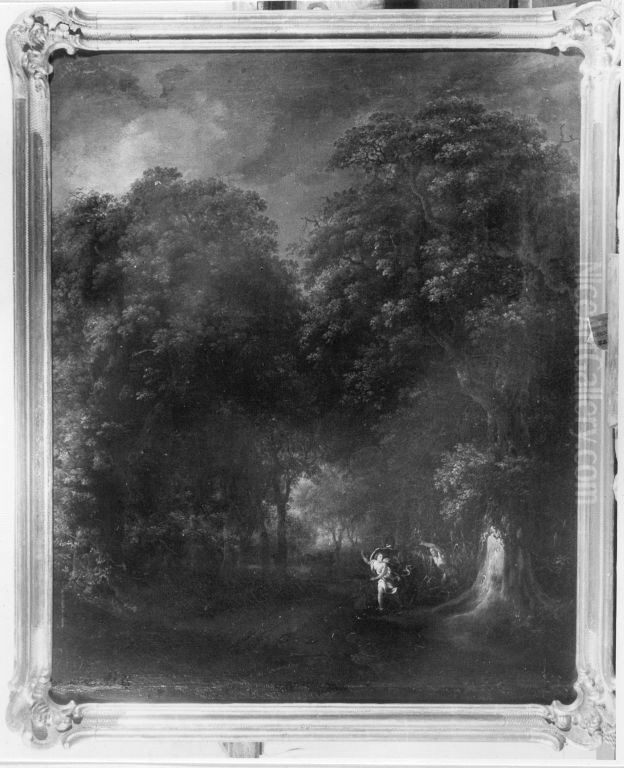 Waldlandschaft Oil Painting by Thomas Heeremans