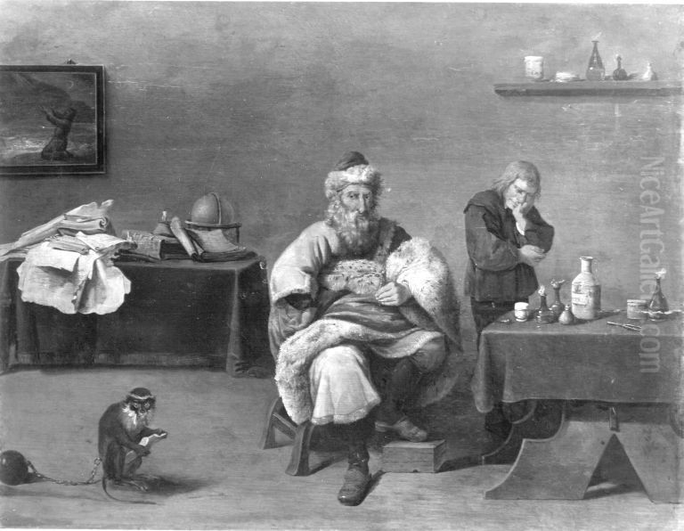 The Dentist Oil Painting by Zeger Jacob Van Helmont