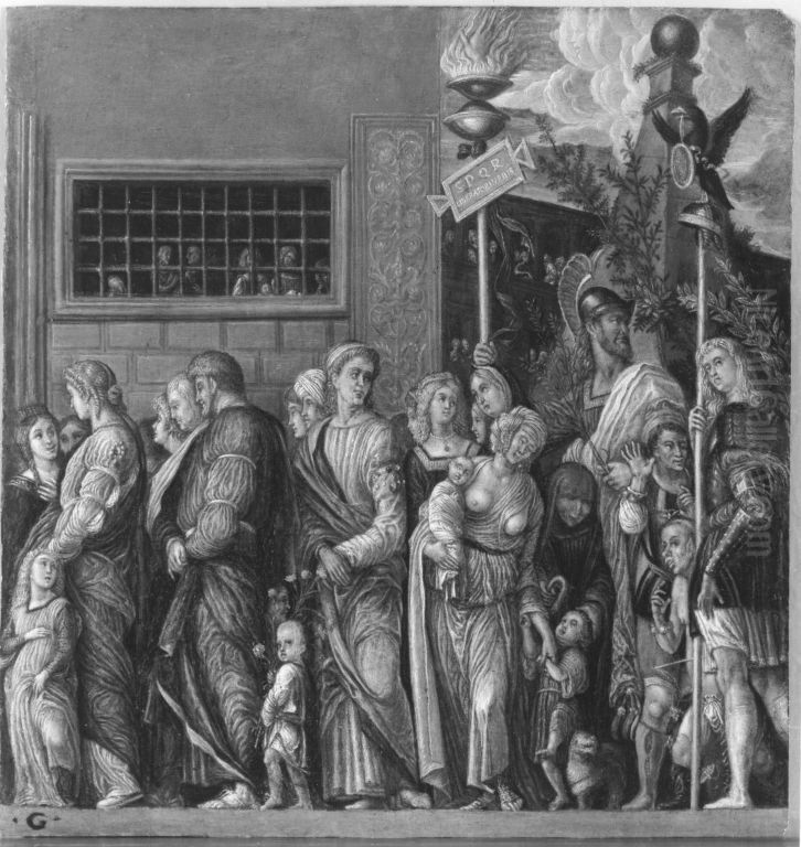 Triumphs of Caesar IV Oil Painting by Ludovico Dondi