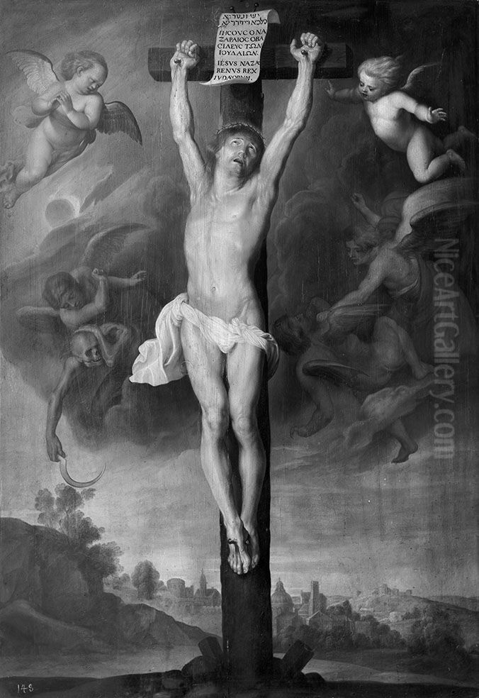 Christus am Kreuz Oil Painting by (studio of) Rubens, Peter Paul