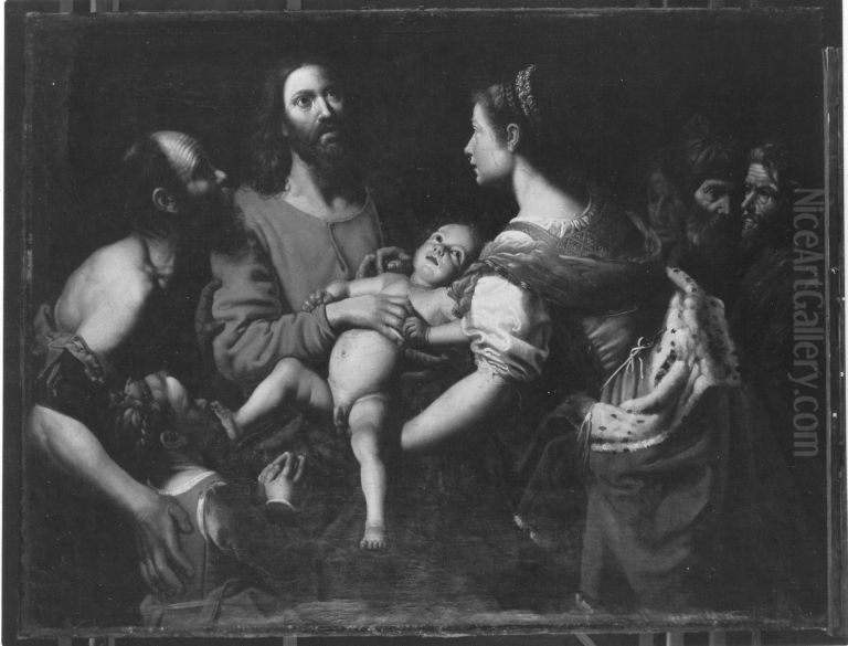 Christus segnet die Kinder (