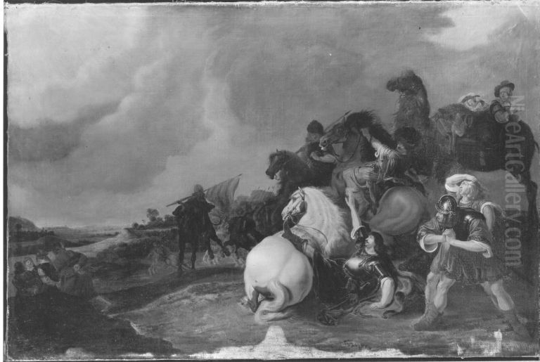 Bekehrung des Saulus Oil Painting by Gerrit Claesz Bleker
