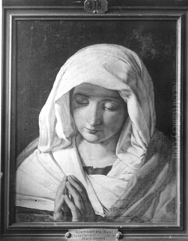Betende Maria Oil Painting by Giovanni Battista Salvi da Sassoferrato