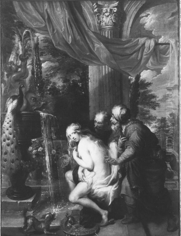 Susanna im Bade Oil Painting by (studio of) Rubens, Peter Paul