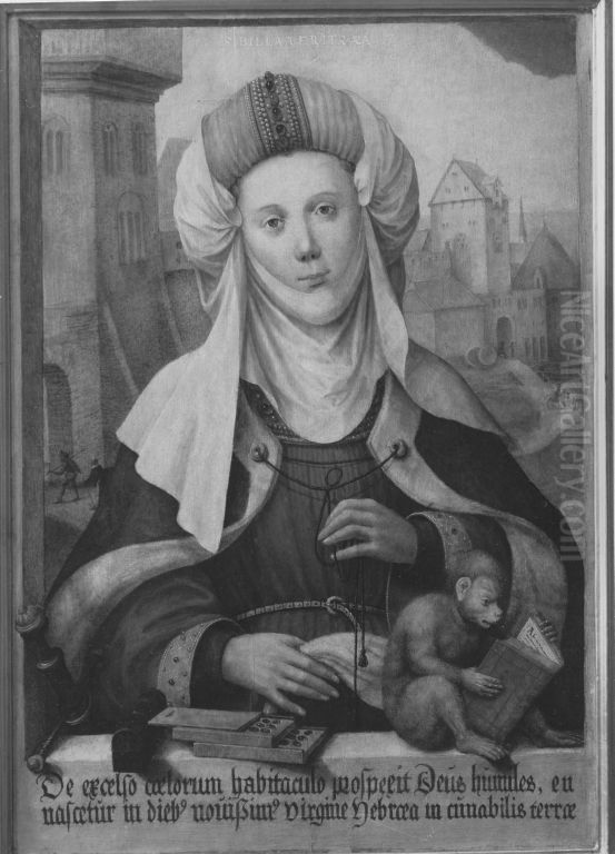 Sibylla Erythraea Oil Painting by Hermann Tom Ring