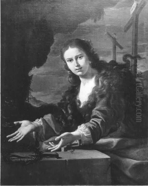 Maria Magdalena Oil Painting by Mattia Preti