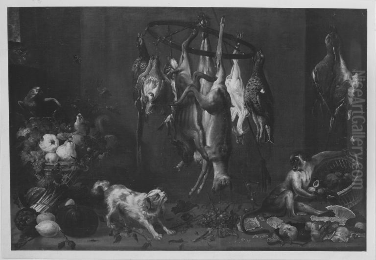 Speisekammer Oil Painting by Frans Snyders