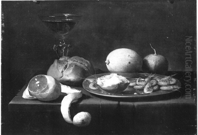 Stillleben Oil Painting by Jacob van Es