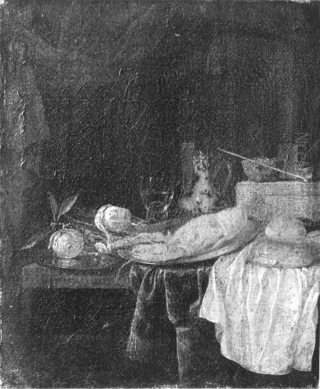 Stillleben mit Hummer Oil Painting by Jacob van Hulsdonck