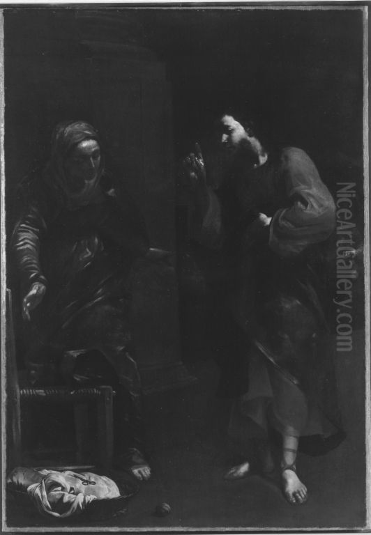 Abschied Christi von seiner Mutter Oil Painting by Giuseppe Maria Crespi