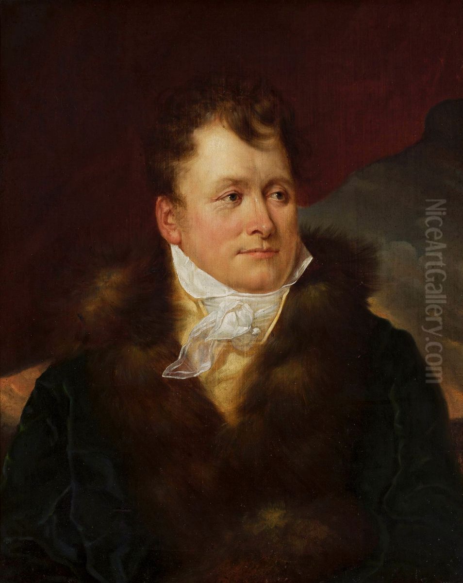 Portrait of Ignacy Nosarzewski. Oil Painting by Antoni Brodowski