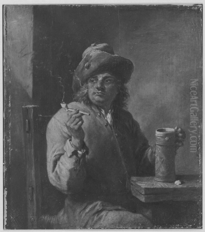 Ein Raucher Oil Painting by David Teniers the Younger