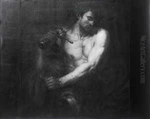 David mit dem Haupt Goliaths