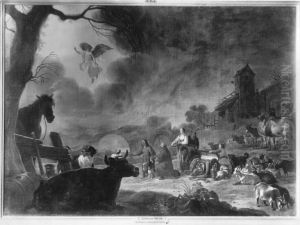 Der Engel verlasst die Familie des Tobias