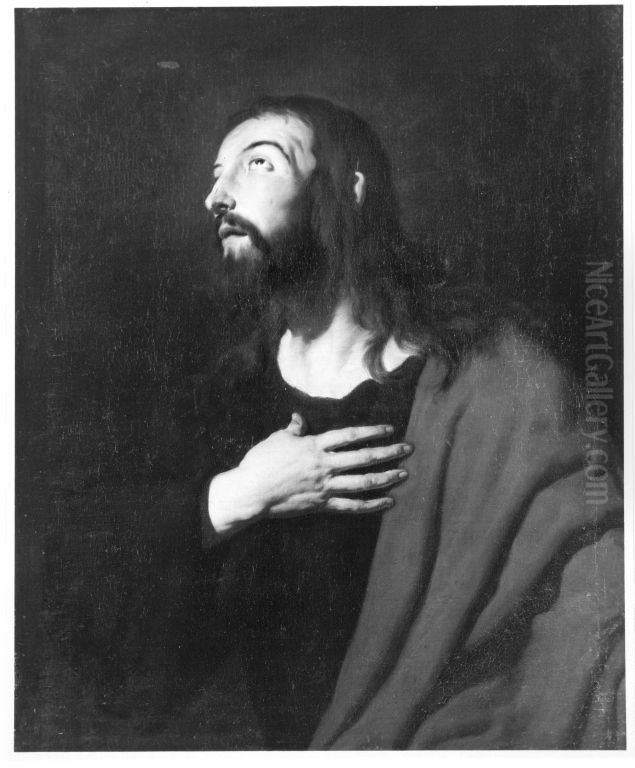 Christus am Olberg Oil Painting by Adriaen Van De Velde