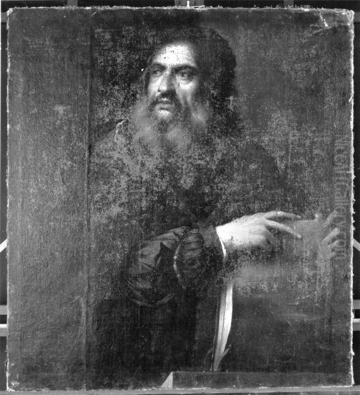 Bildnis eines alten Mannes (Philosophen) Oil Painting by Pietro della Vecchia