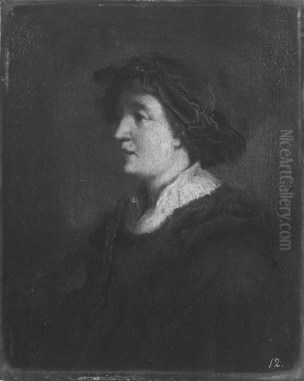 Bildnis eines jungen Mannes Oil Painting by Christian Wilhelm Ernst Dietrich