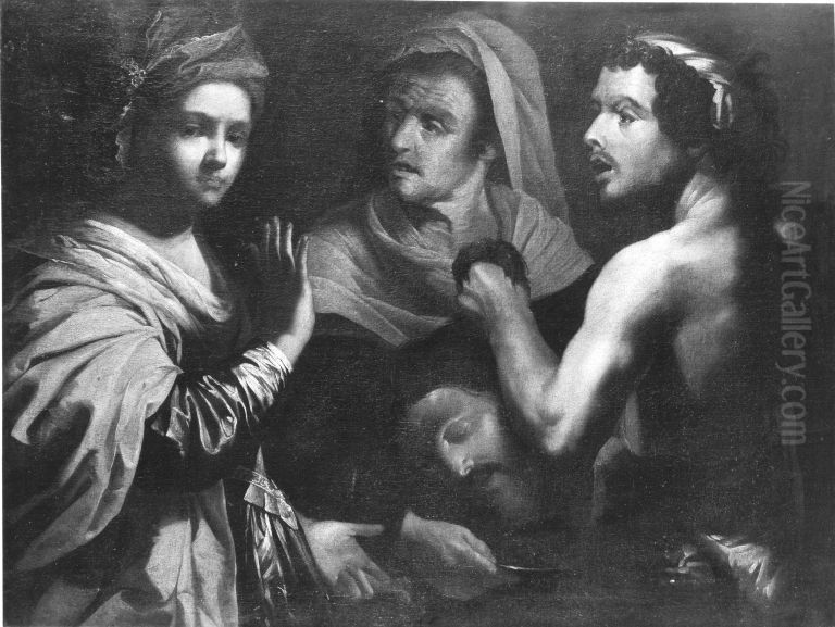 Enthauptung Johannes des Taufers Oil Painting by Sisto Badalocchio