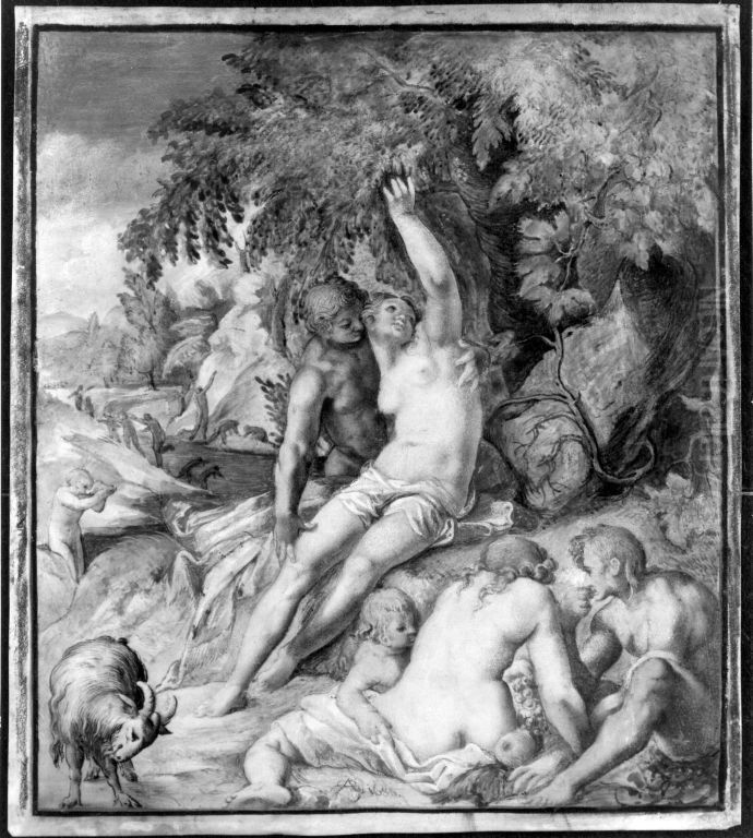 Goldenes Zeitalter Oil Painting by Abraham Bloemaert