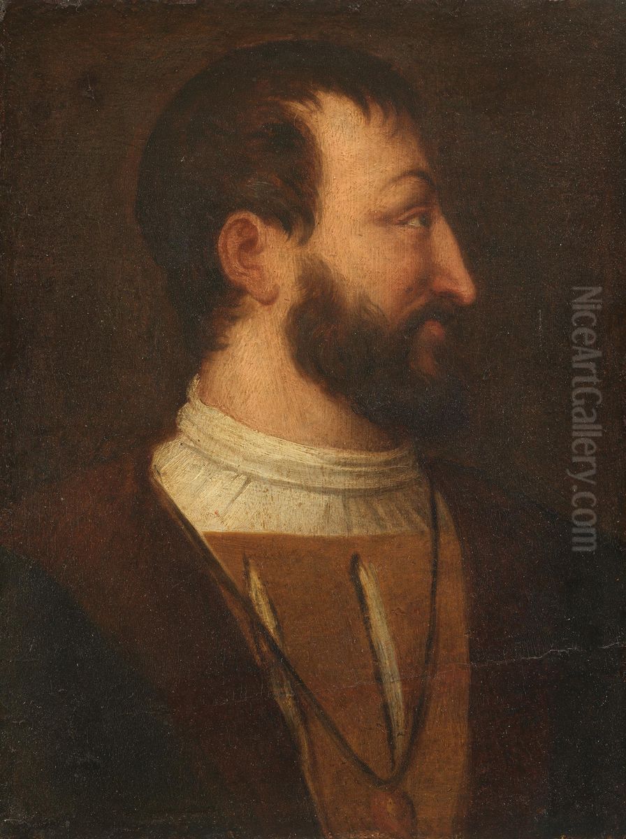 King Francis I of France Oil Painting by Titian